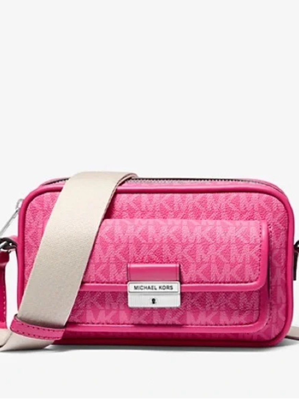 NWT Michael Kors Pink Signature Crossbody Bag